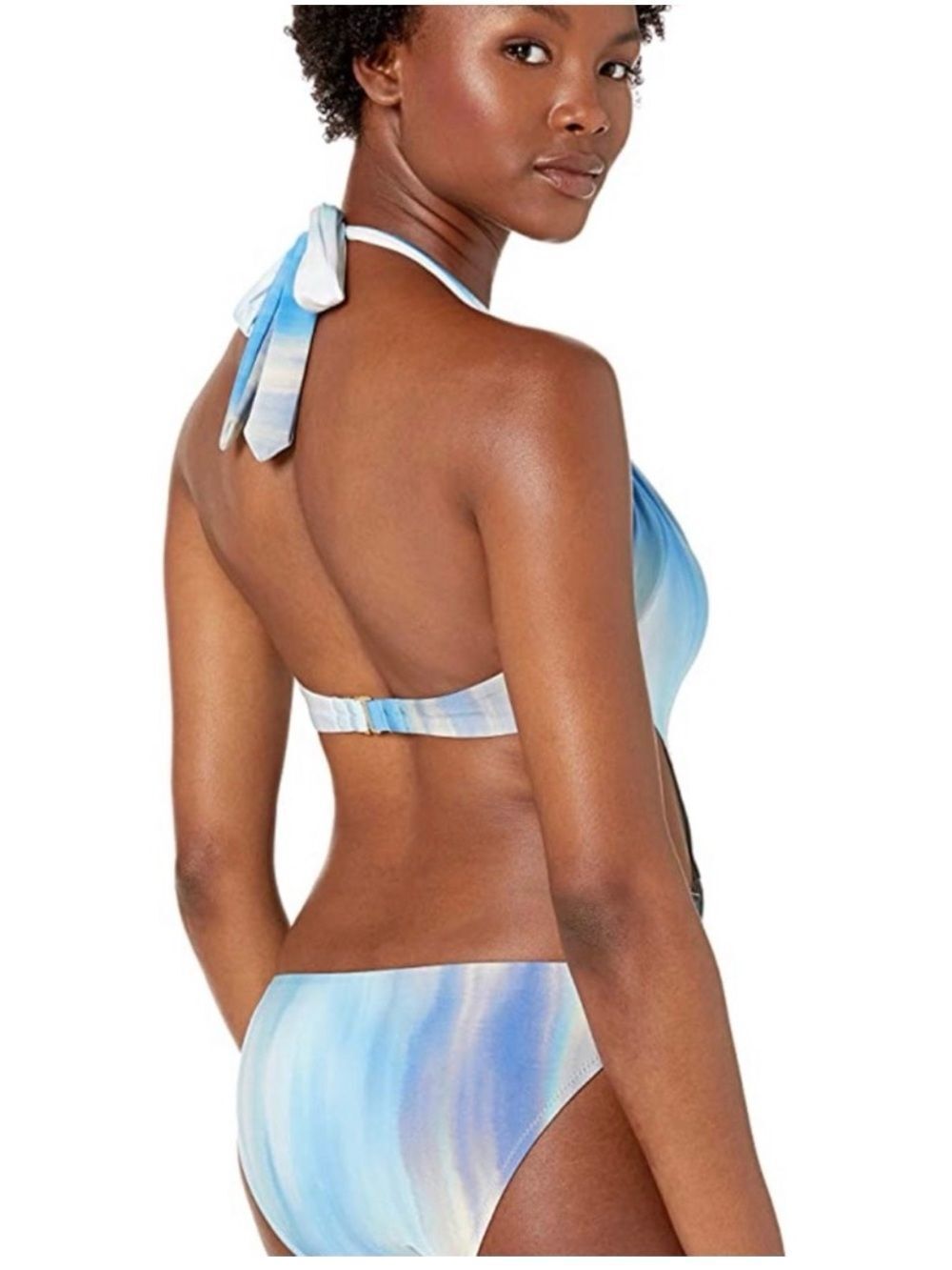 BCBGMaxazria plunge Halter Monokini. Size 4 - Picture 3 of 5